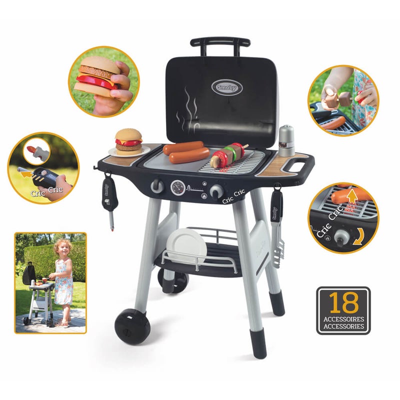 Smoby Barbecue Grill Playset (18 Accessories)